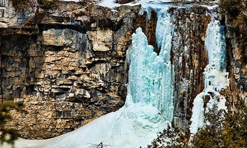 Winter Waterfall Wonderland