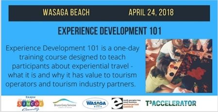 Experience Development 101 Workshop in Wasaga Beach